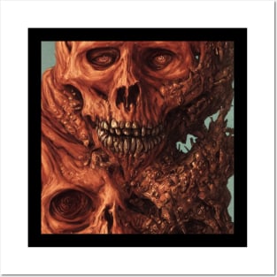 Satan Demon Skull Posters and Art